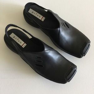 Clark’s Privo 7.5.  New Black, Easy-On  Sq. Toe,